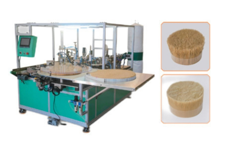 Encadernação com cerdas e filamentos
