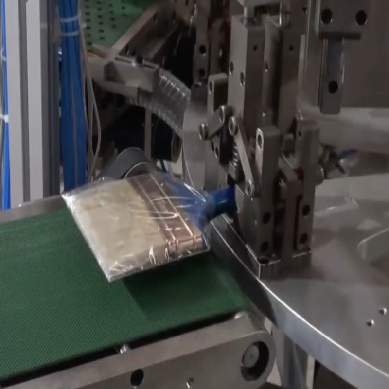 Máquina de embalagem de escovas Hengyu - fita dobrável